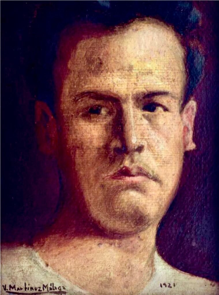 Autorretrato de Víctor Martínez Málaga Autorretrato de Víctor Martínez Málaga